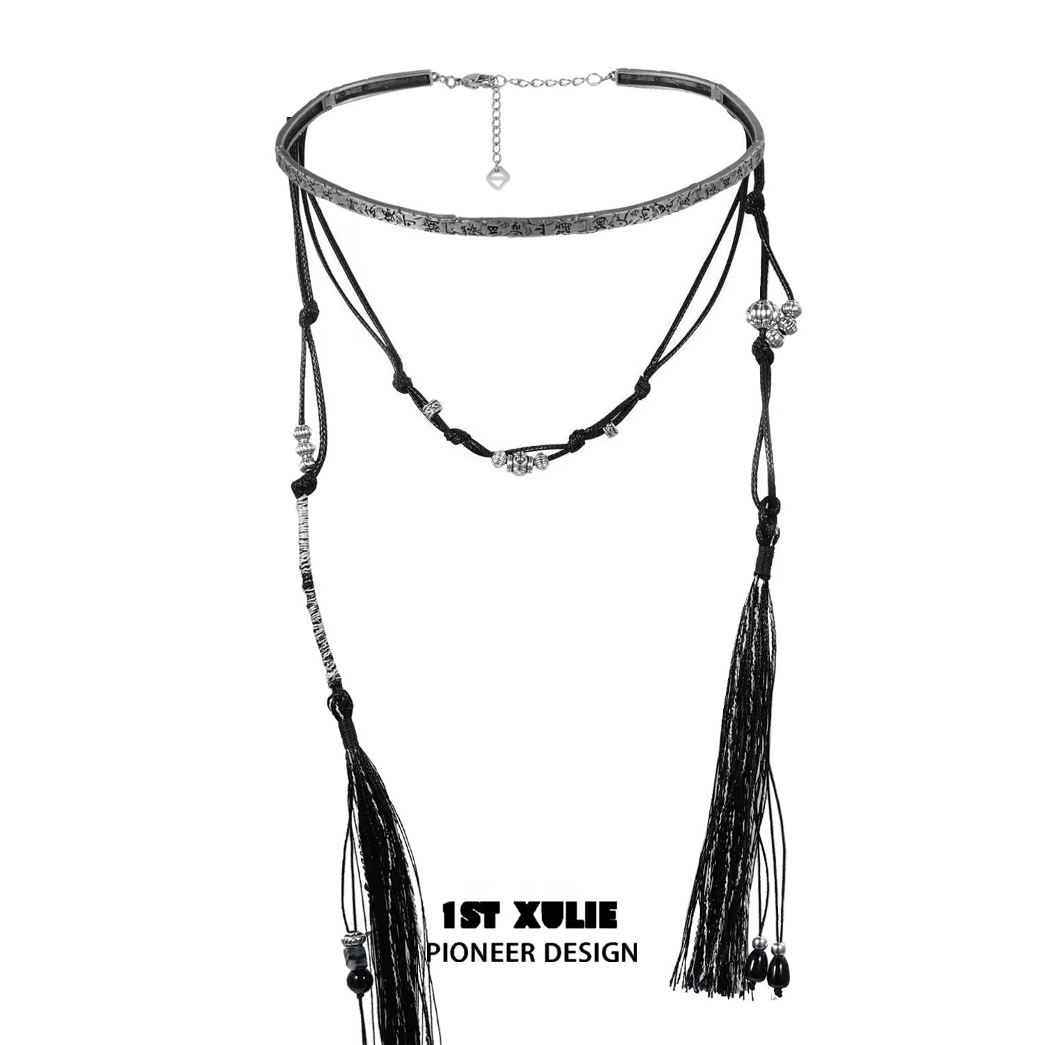 独白系列 - Soliloquy Collection - Oxidized Silver Plated Choker & Necklace
