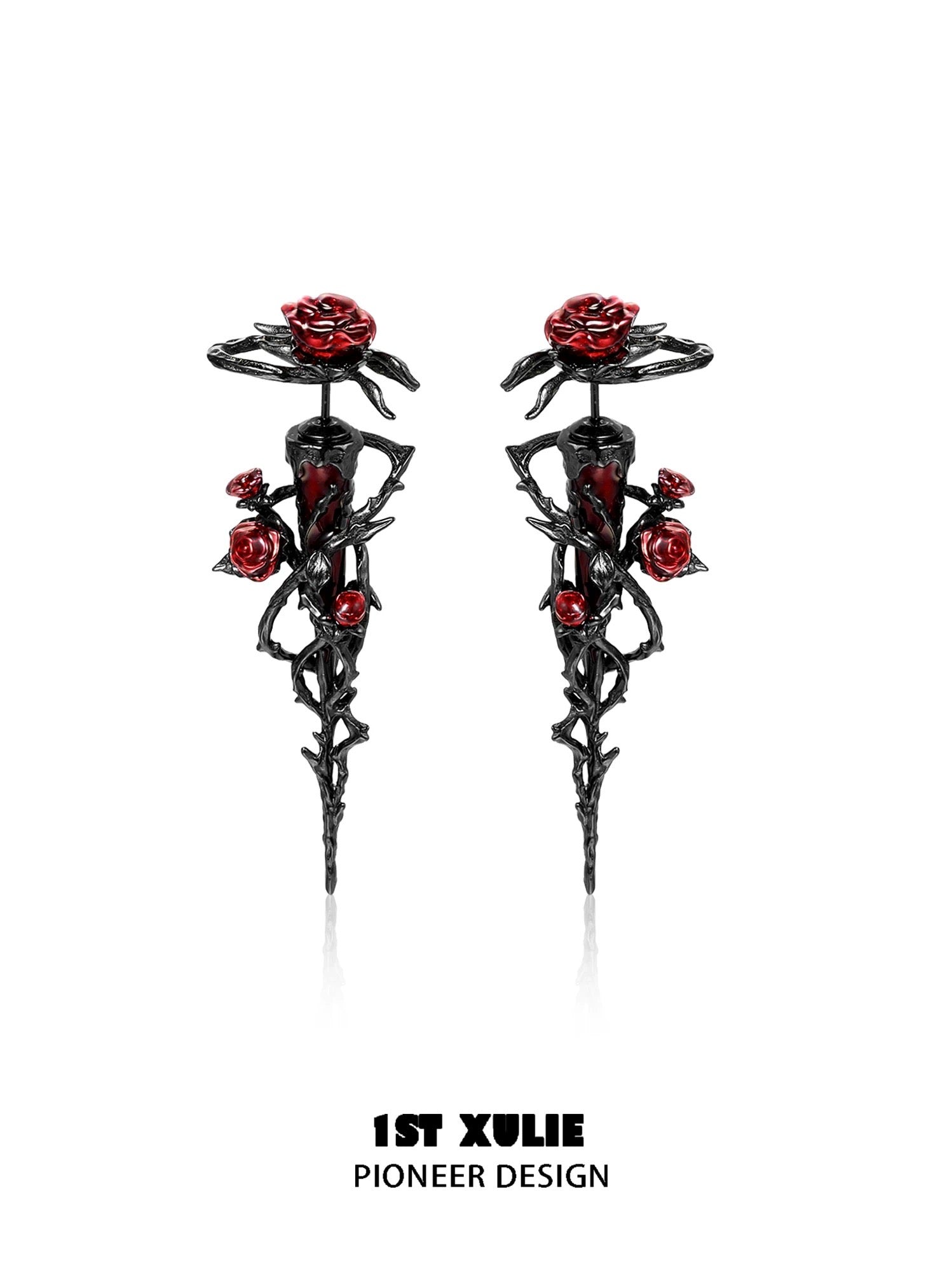 暮色蔷薇 - Twilight Rose A Bouquet Earrings