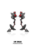 暮色蔷薇 - Twilight Rose Stud Curl Arrow Earrings