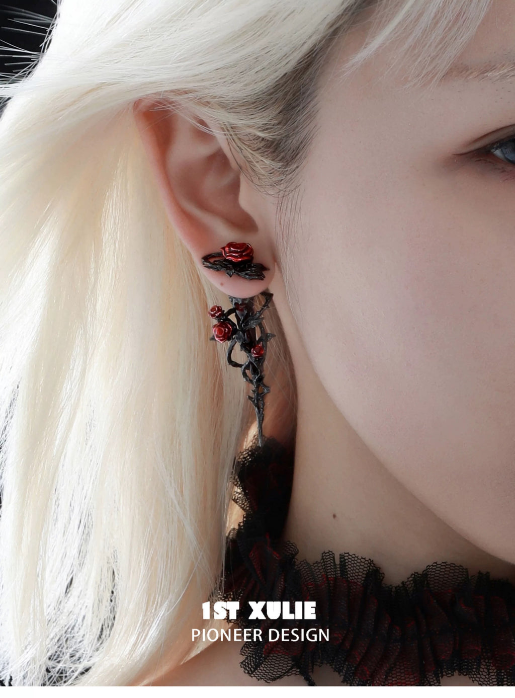暮色蔷薇 - Twilight Rose A Bouquet Earrings