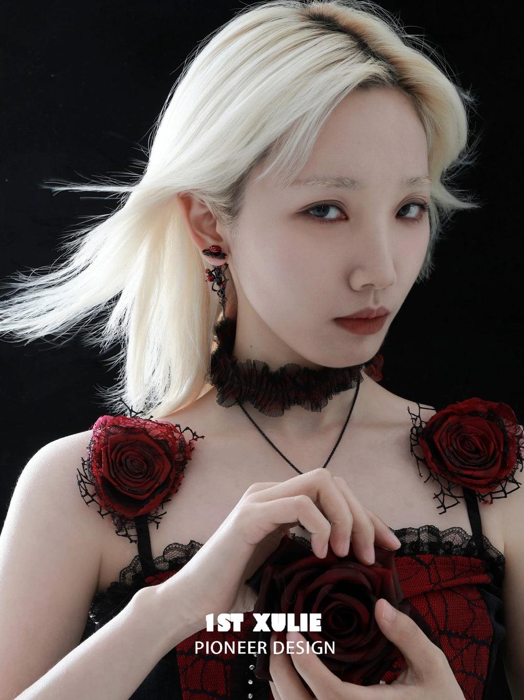 暮色蔷薇 - Twilight Rose A Bouquet Earrings