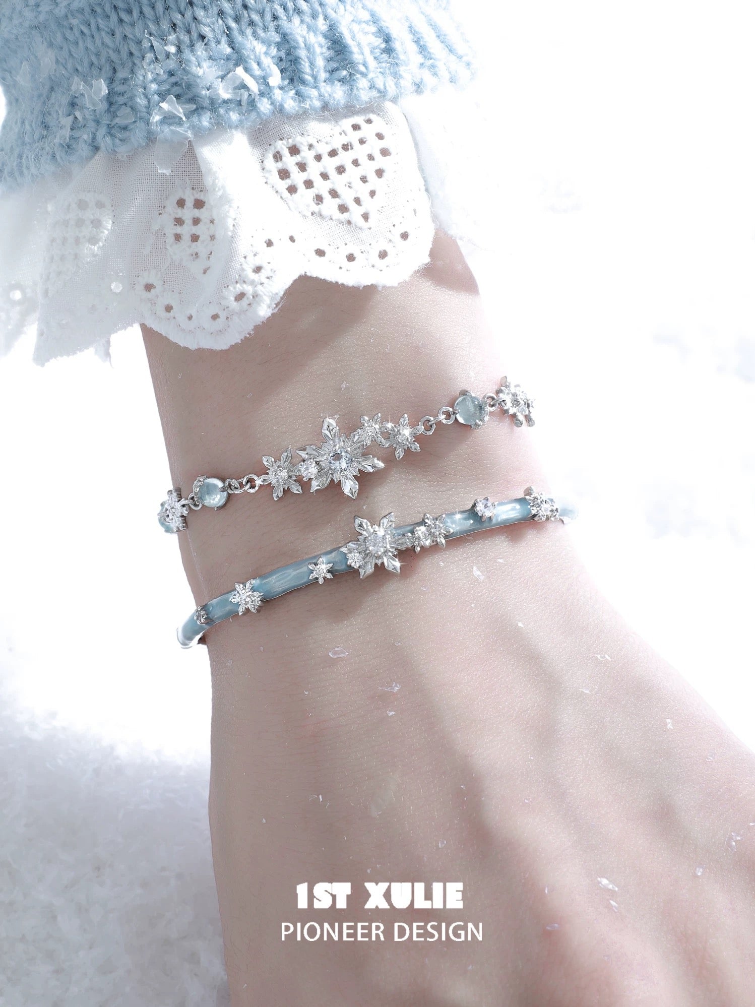 雪国之境 - The Snow Kingdom - Snowflakes Bracelet Sets