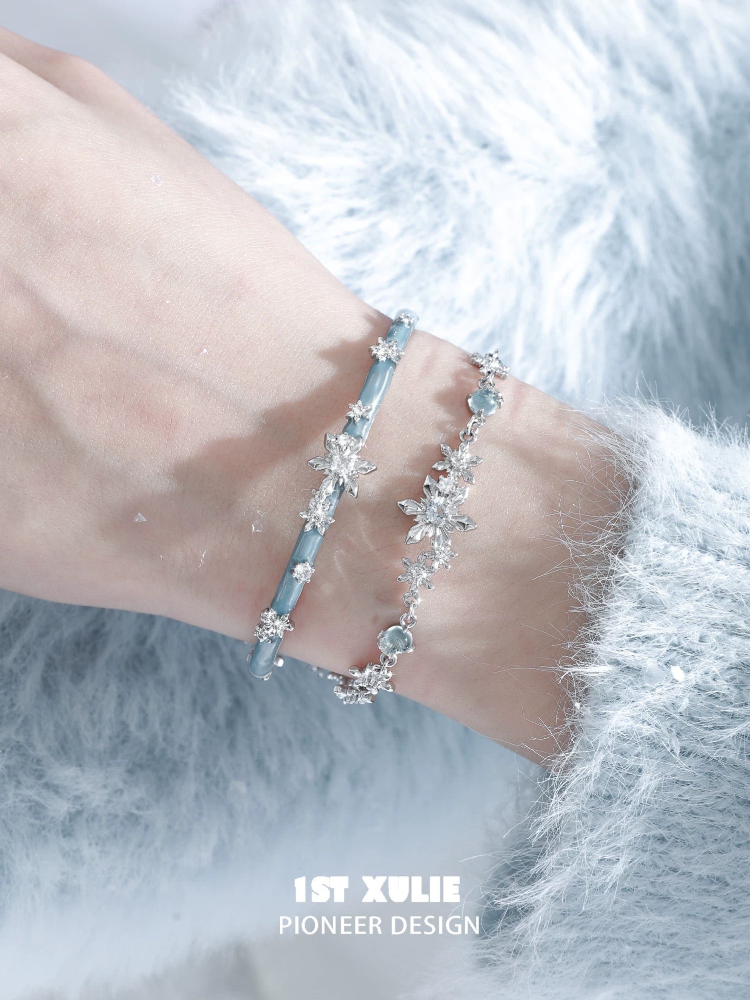 雪国之境 - The Snow Kingdom - Snowflakes Bracelet Sets