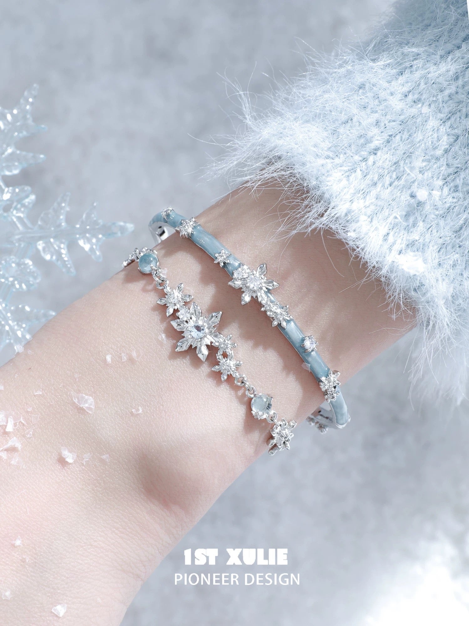 雪国之境 - The Snow Kingdom - Snowflakes Bracelet Sets