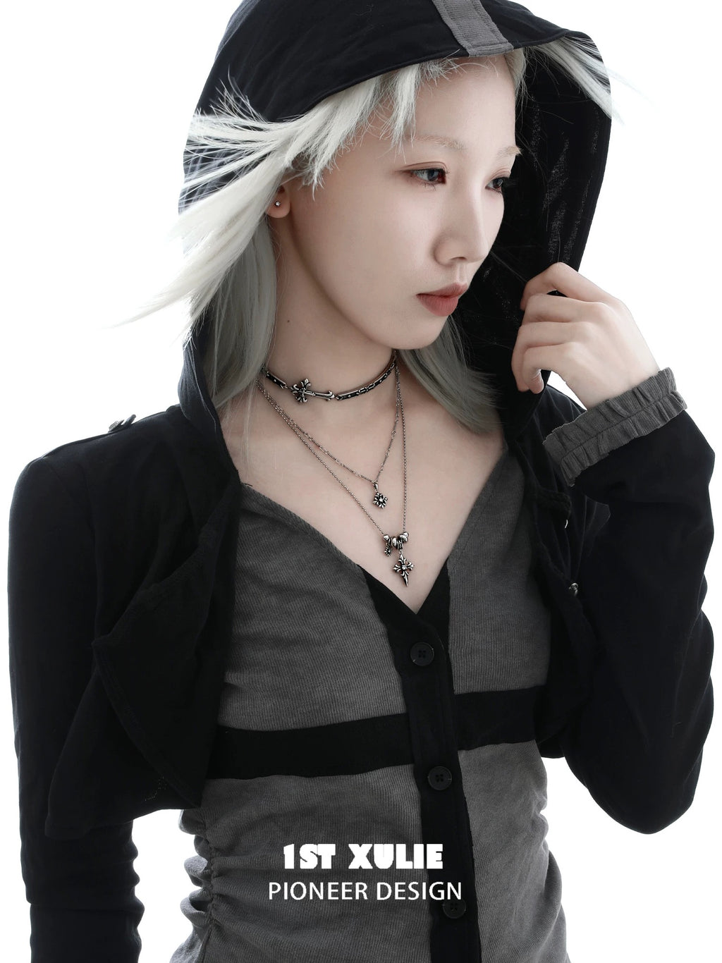 暗黑鸢尾 - Dark Iris - Antique Choker & Necklace