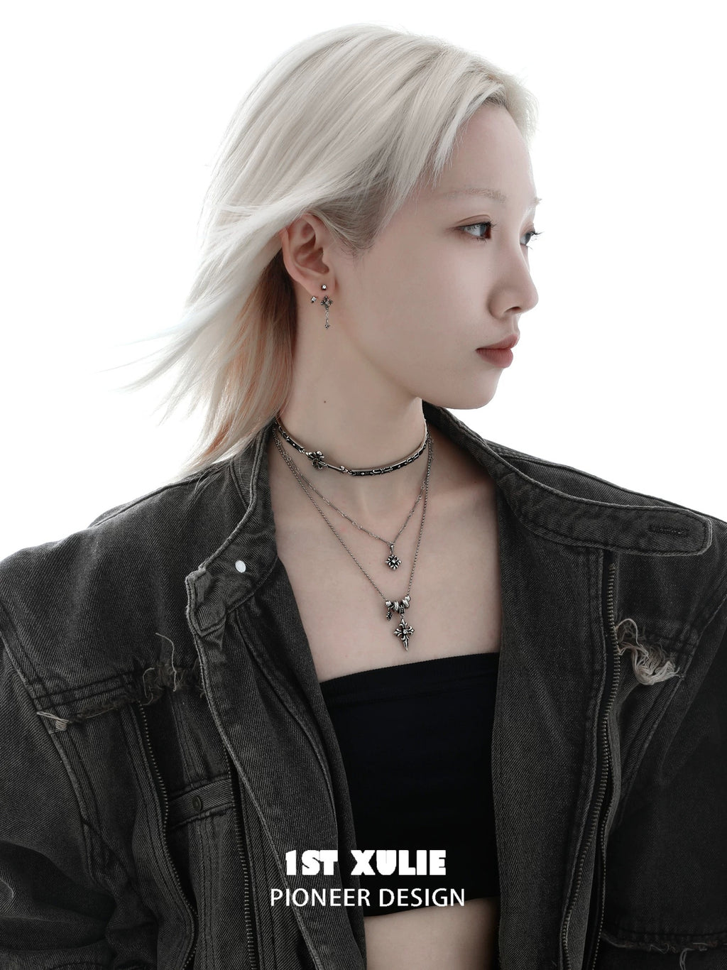 暗黑鸢尾 - Dark Iris - Antique Choker & Necklace