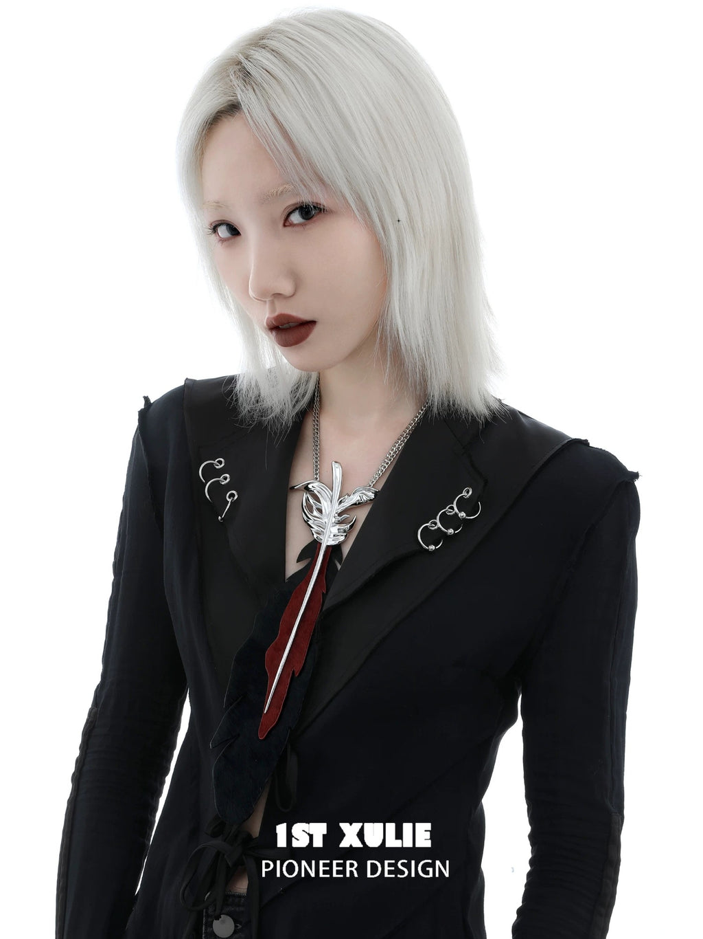 灵鹤浮生 - Spiritual Crane - Feather Necktie