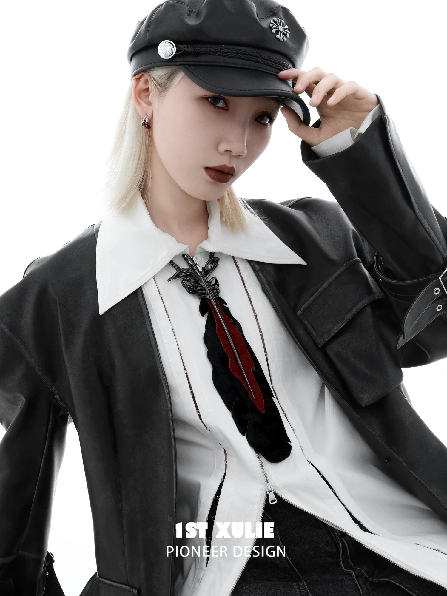 灵鹤浮生 - Spiritual Crane - Feather Necktie