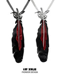 灵鹤浮生 - Spiritual Crane - Feather Necktie