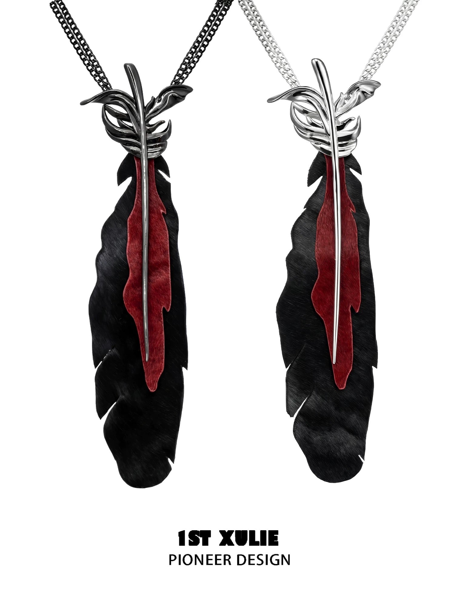 灵鹤浮生 - Spiritual Crane - Feather Necktie