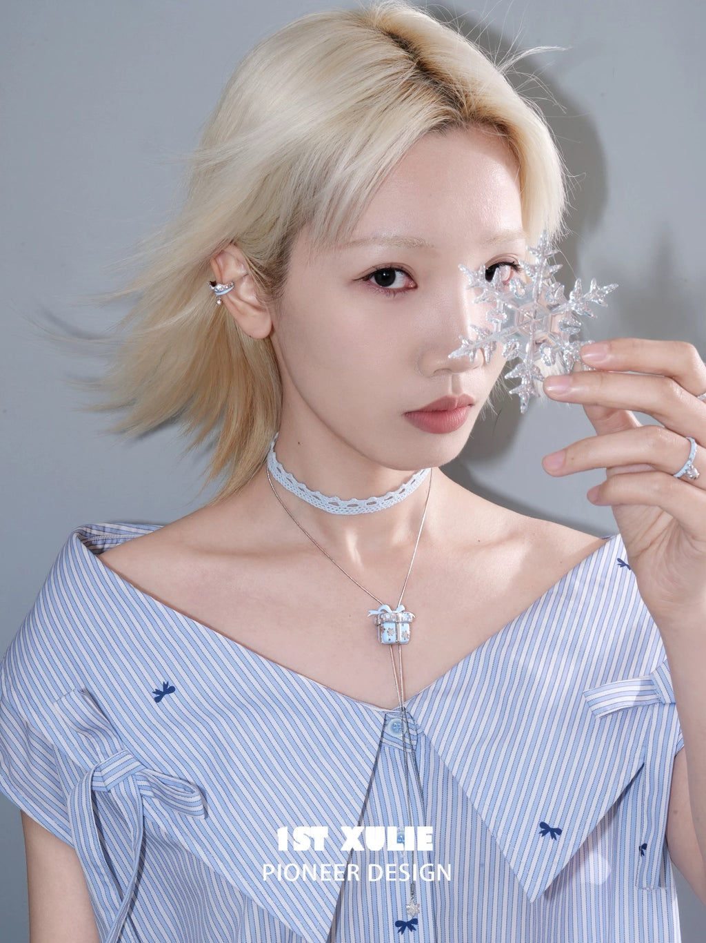 雪花貓咪 - Snowmelt Cat - Pull-out Necklace