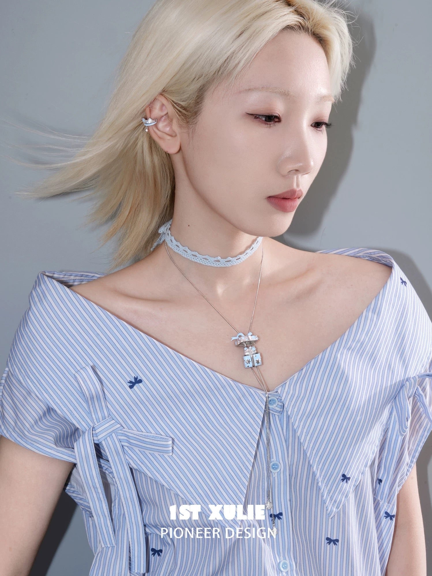 雪花貓咪 - Snowmelt Cat - Pull-out Necklace