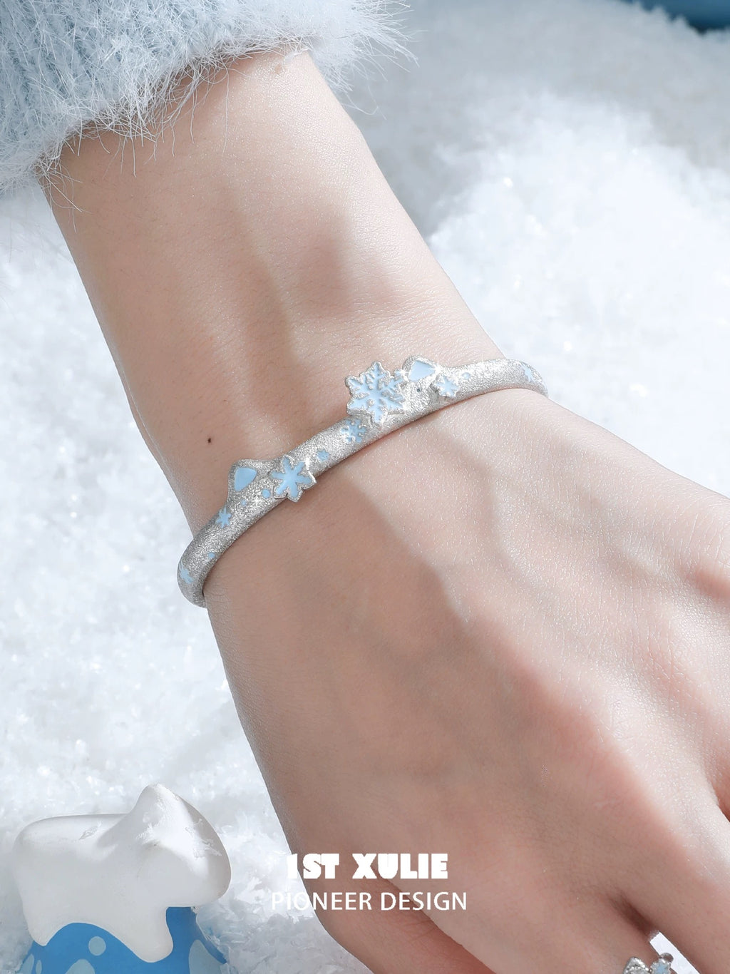 雪花貓咪 - Snowmelt Cat - Bangle with Bell