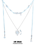 雪花貓咪 - Snowmelt Cat - Spinnable Pendant Necklace & Choker