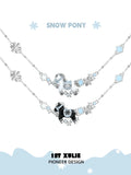 雪地萌宠 - Snow Pony - Plated Necklace