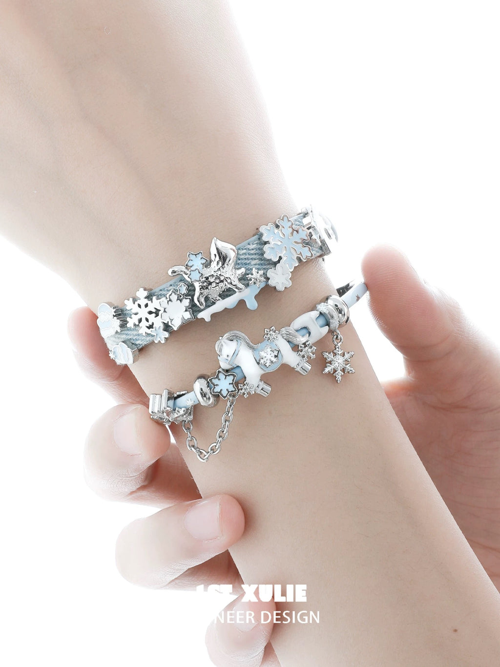 雪地萌宠 - Snowy Pony & Kitten Bracelet