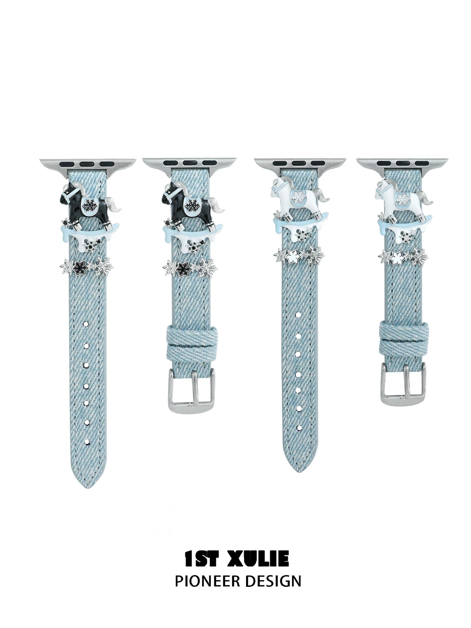 雪地萌宠 - Snowy Pony Apple Watch Band