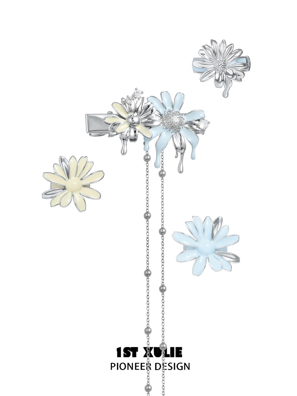 小雏菊 - Daisy Hair Clip & Mini Hair Holder
