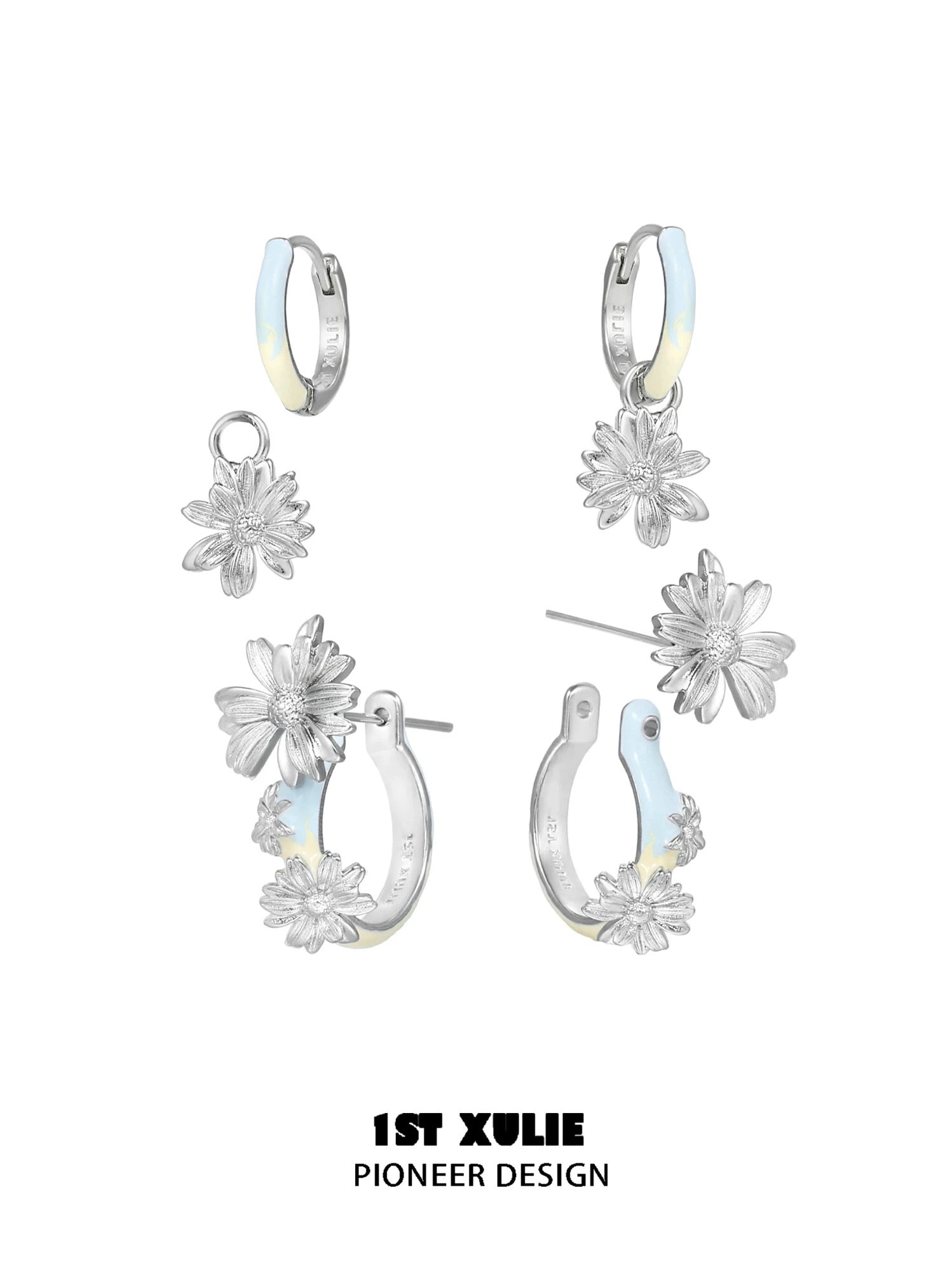 小雏菊 - Daisy Detachable Earrings & Earcuffs