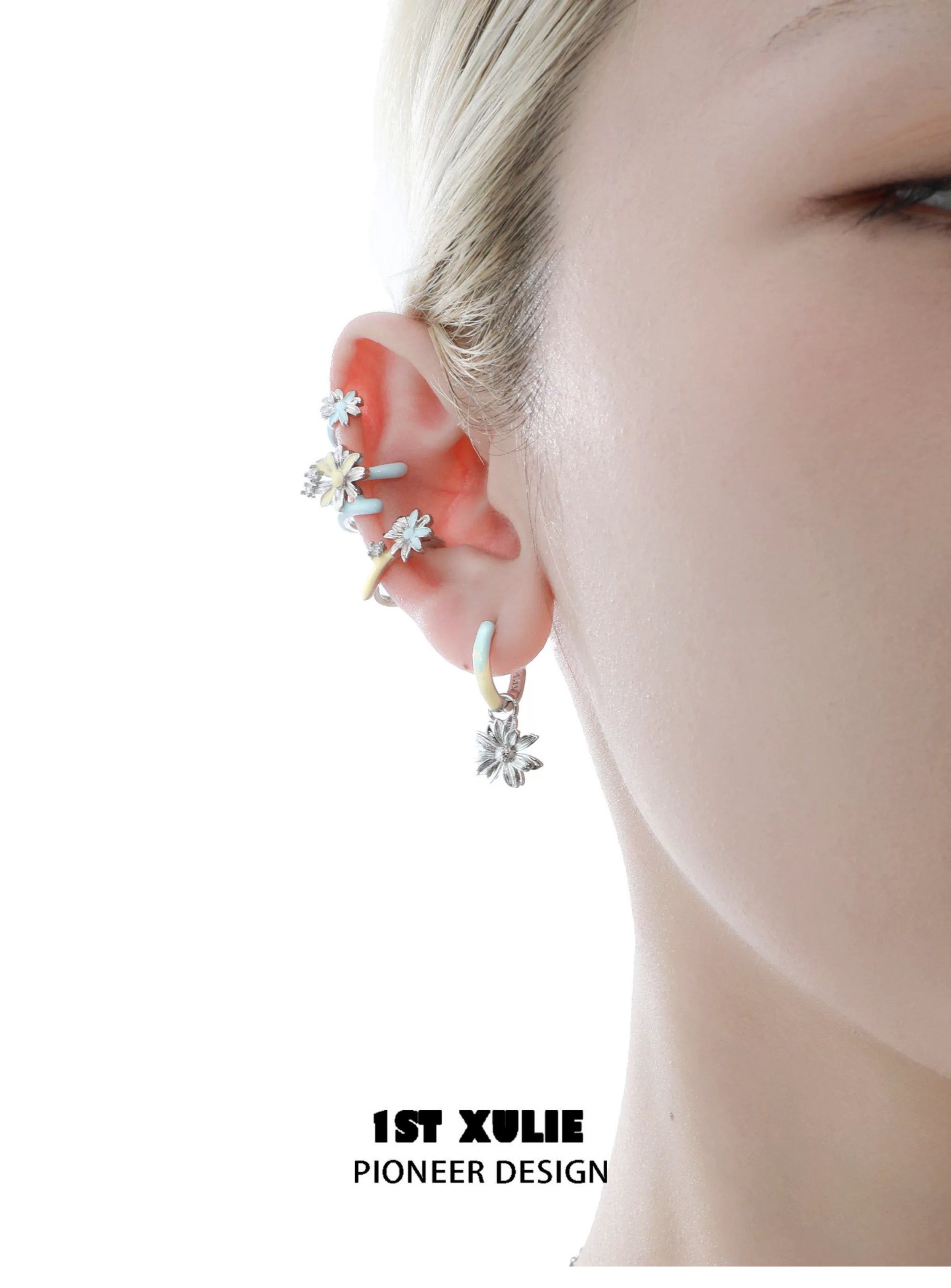 小雏菊 - Daisy Detachable Earrings & Earcuffs