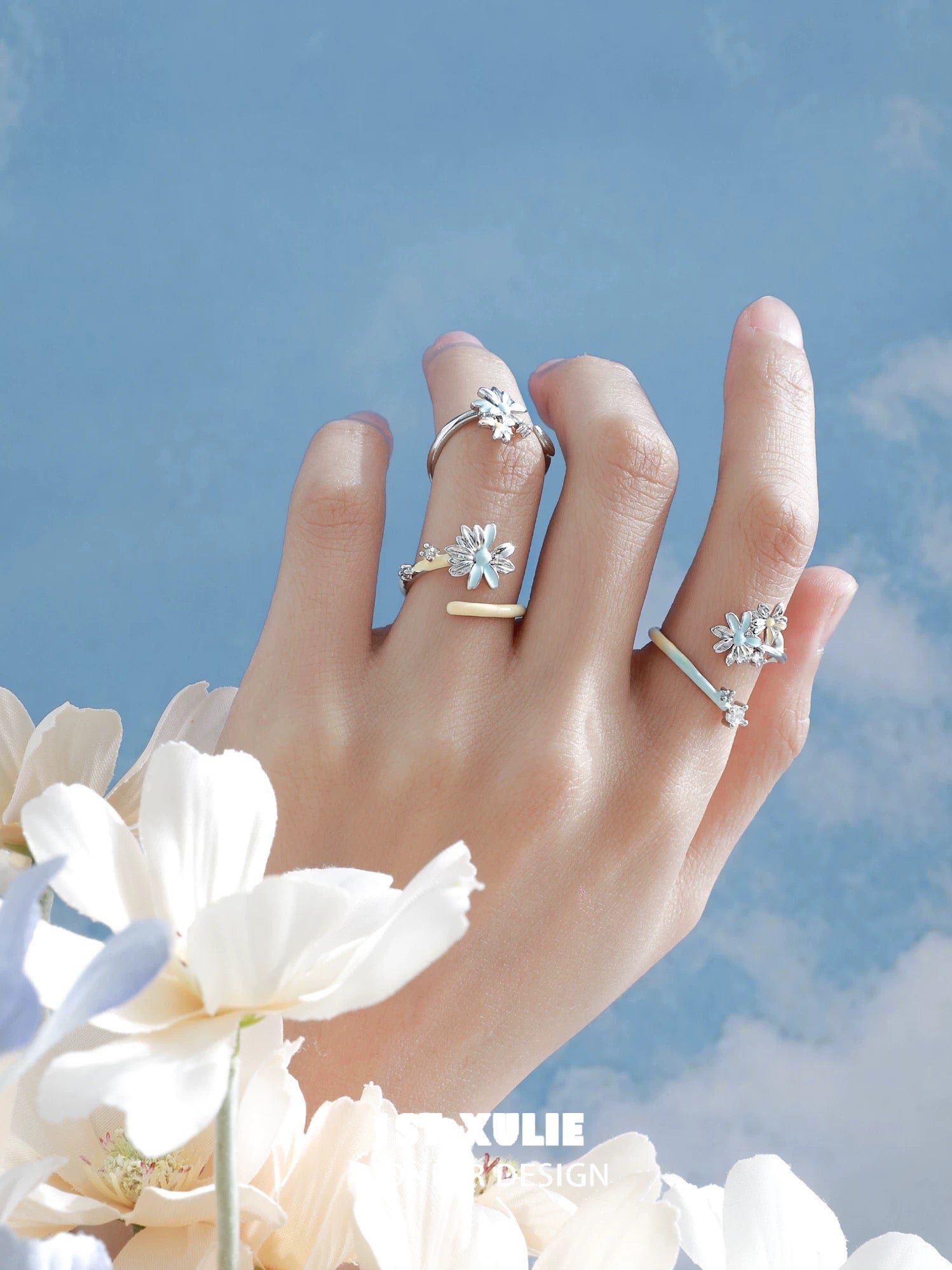 小雏菊 - Daisy Rings Set