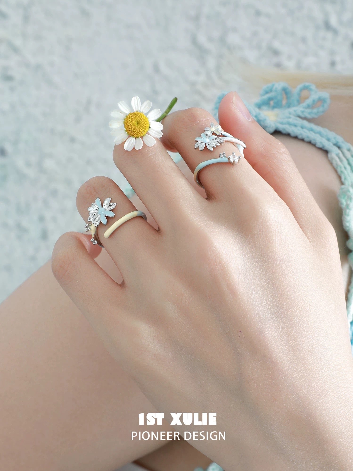 小雏菊 - Daisy Rings Set