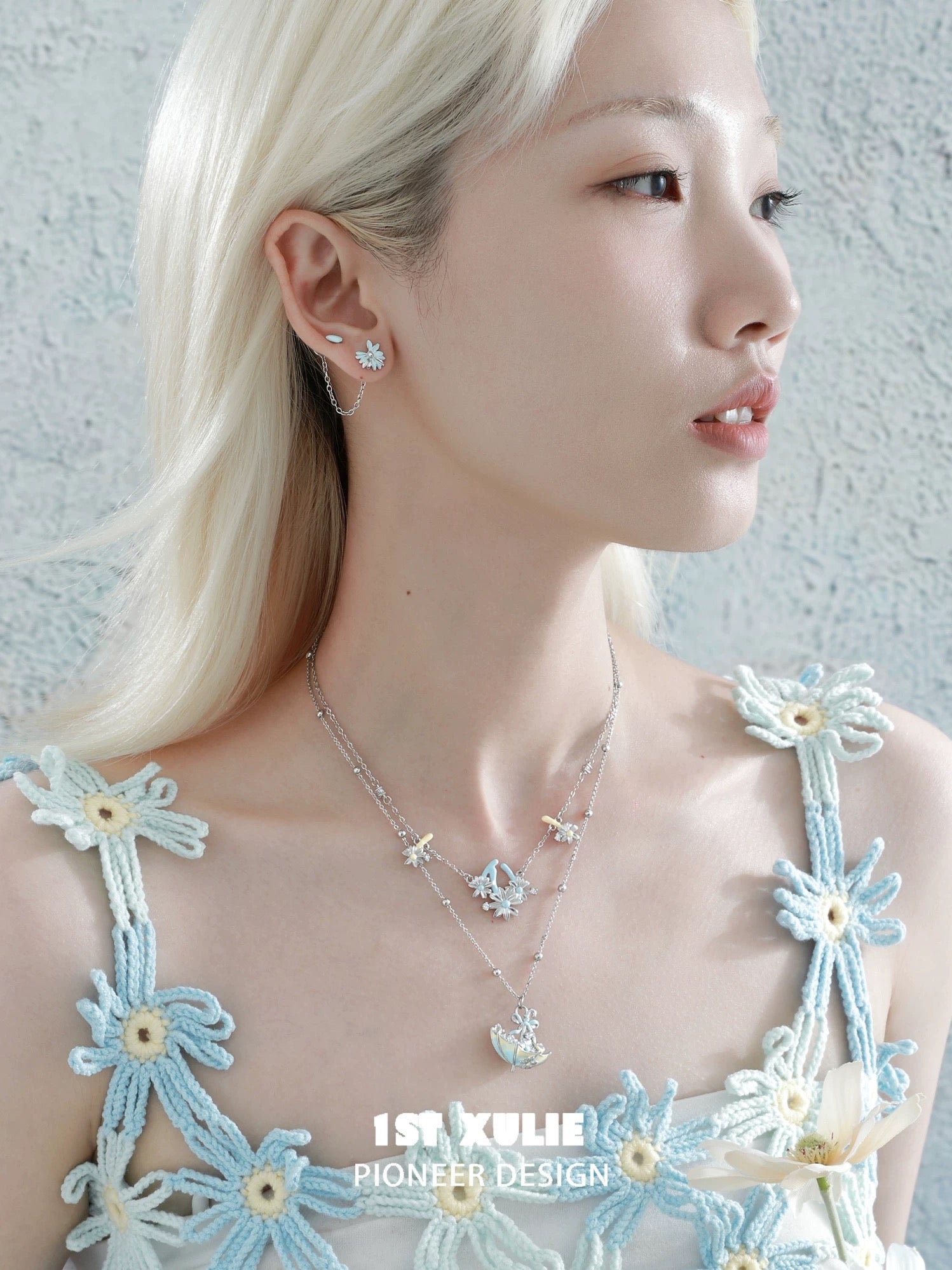 小雏菊 - Daisy Double Lobe Earrings