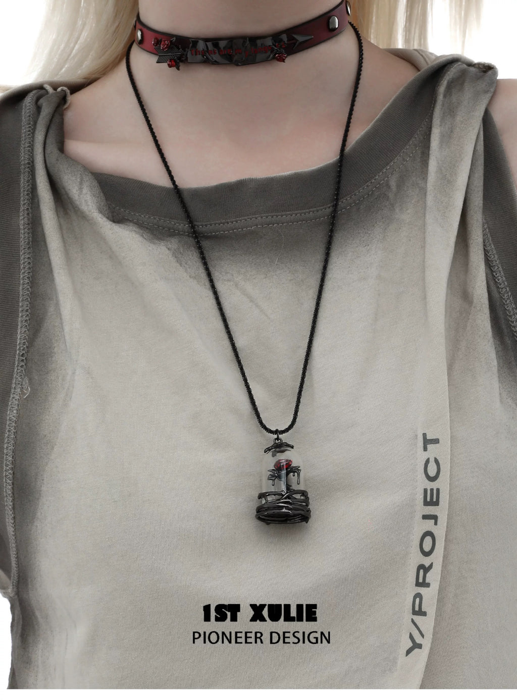 暮色蔷薇 - Twilight Rose Beauty & The Beast Necklace