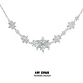 雪国之境 - The Snow Kingdom - Snowflakes Necklace Set