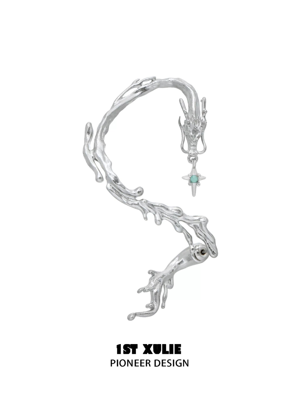 游龙 - Wandering Dragon - Ear Wrapped Earrings
