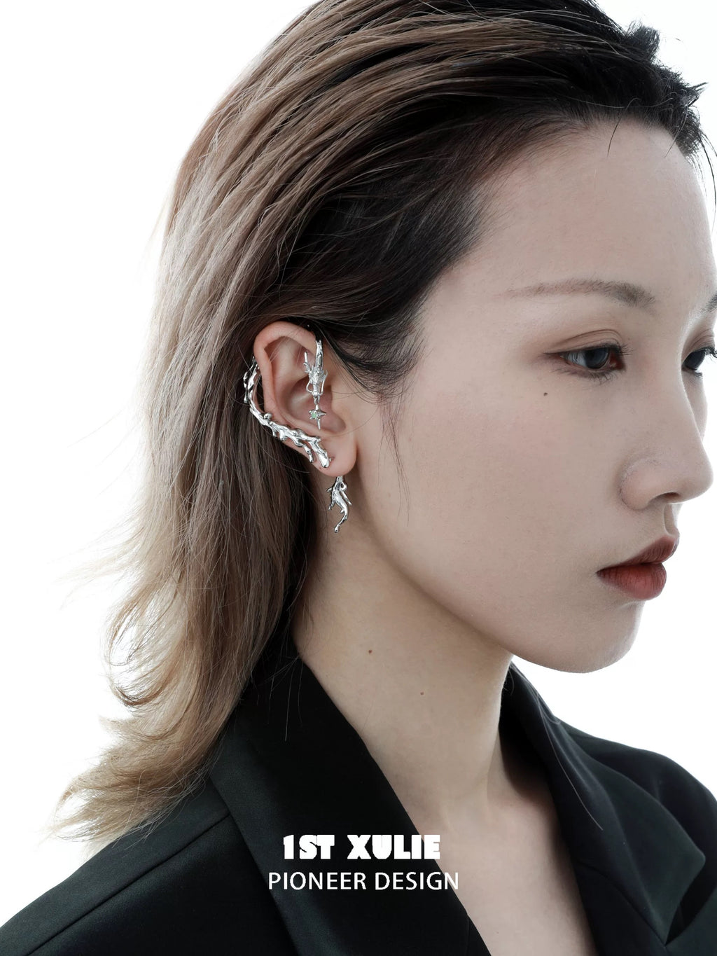 游龙 - Wandering Dragon - Ear Wrapped Earrings