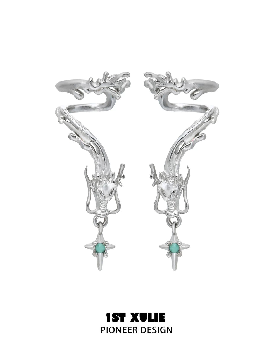 游龙 - Wandering Dragon - Ear Cuffs