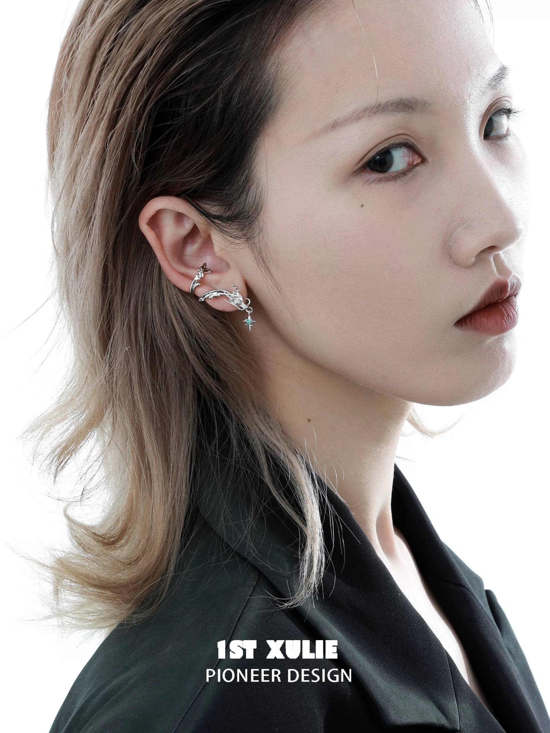 游龙 - Wandering Dragon - Ear Cuffs