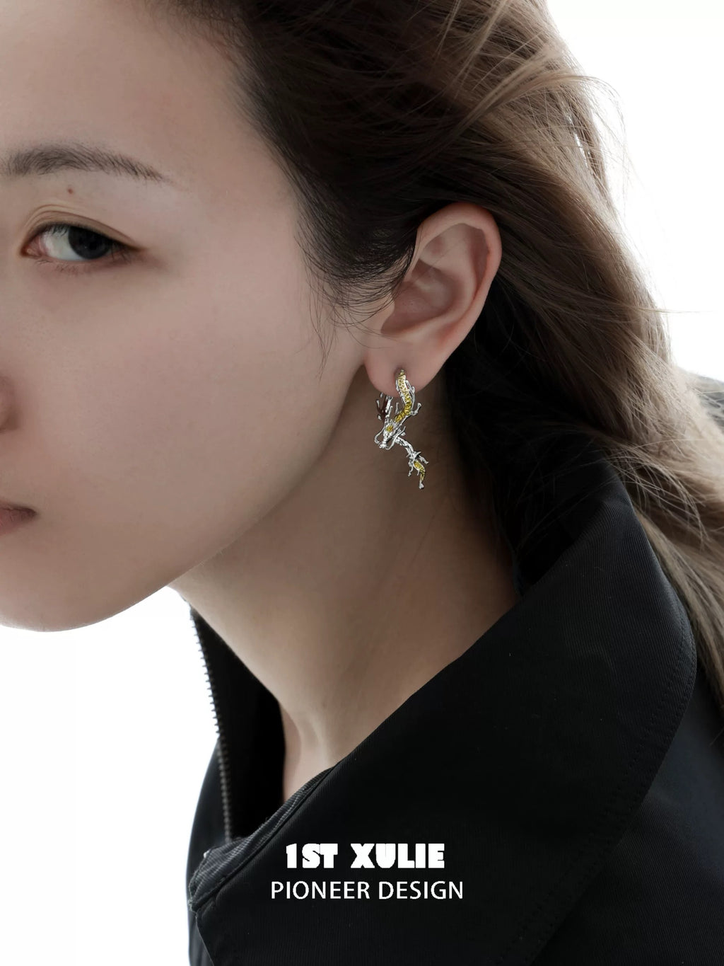 金龙 - Golden Dragon - Mini Dragon Earrings