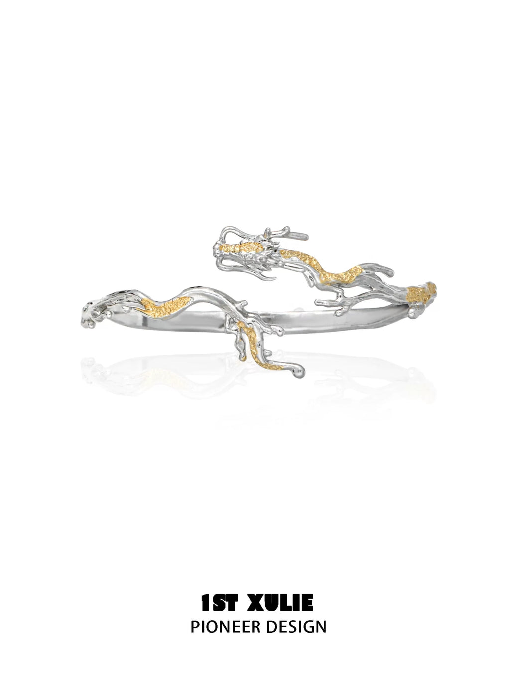 金龙 - Golden Dragon - Cuff Bracelet