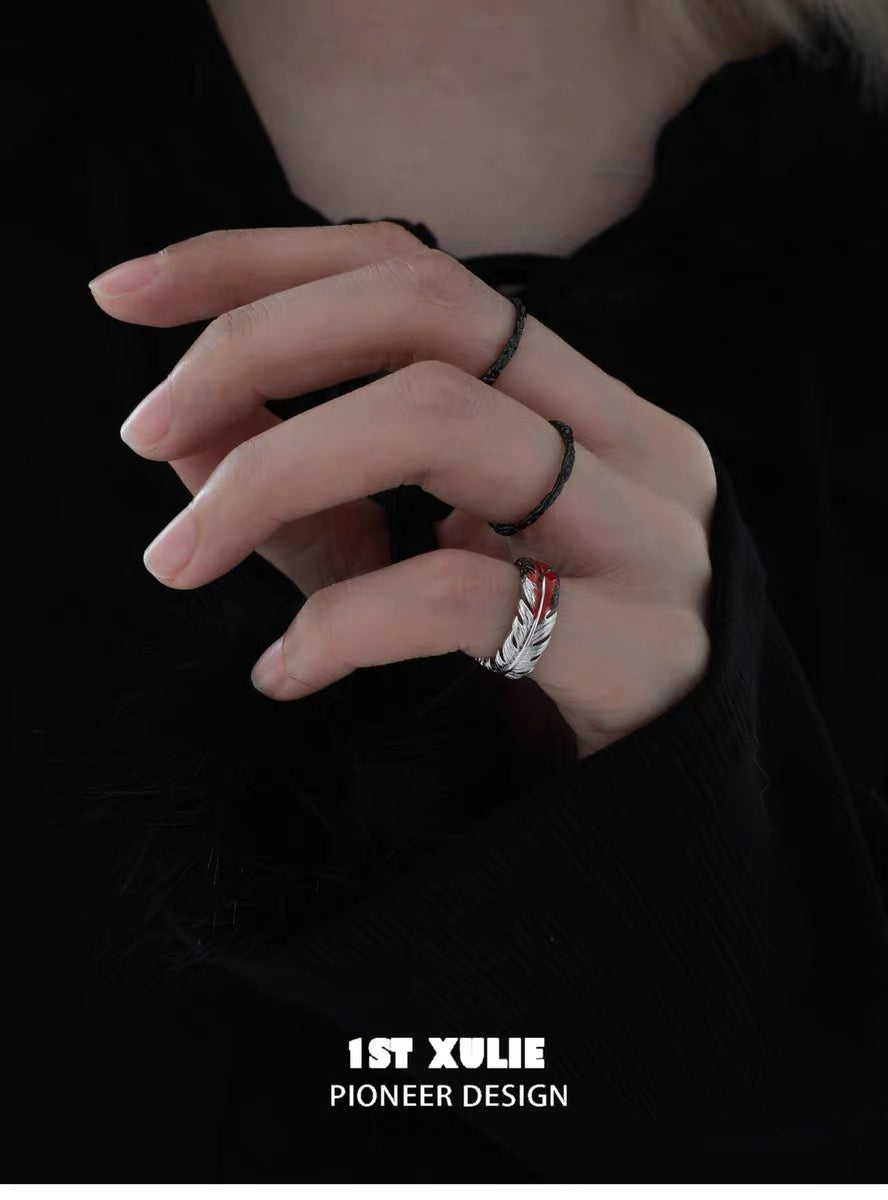 灵鹤浮生 - Spiritual Crane - S925 Silver Pinky Ring