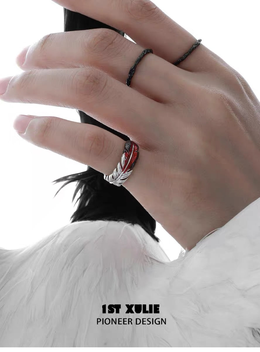 灵鹤浮生 - Spiritual Crane - S925 Silver Pinky Ring