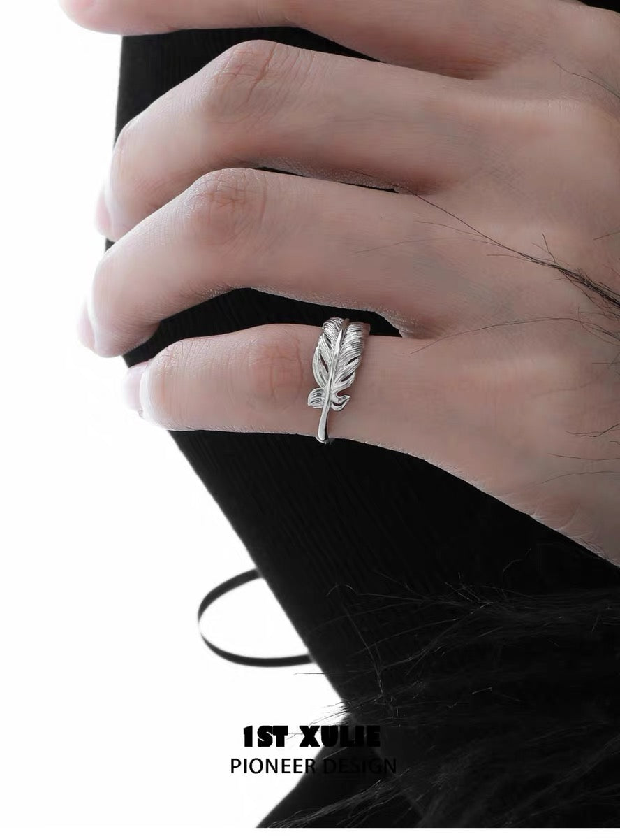 灵鹤浮生 - Spiritual Crane - S925 Silver Pinky Ring
