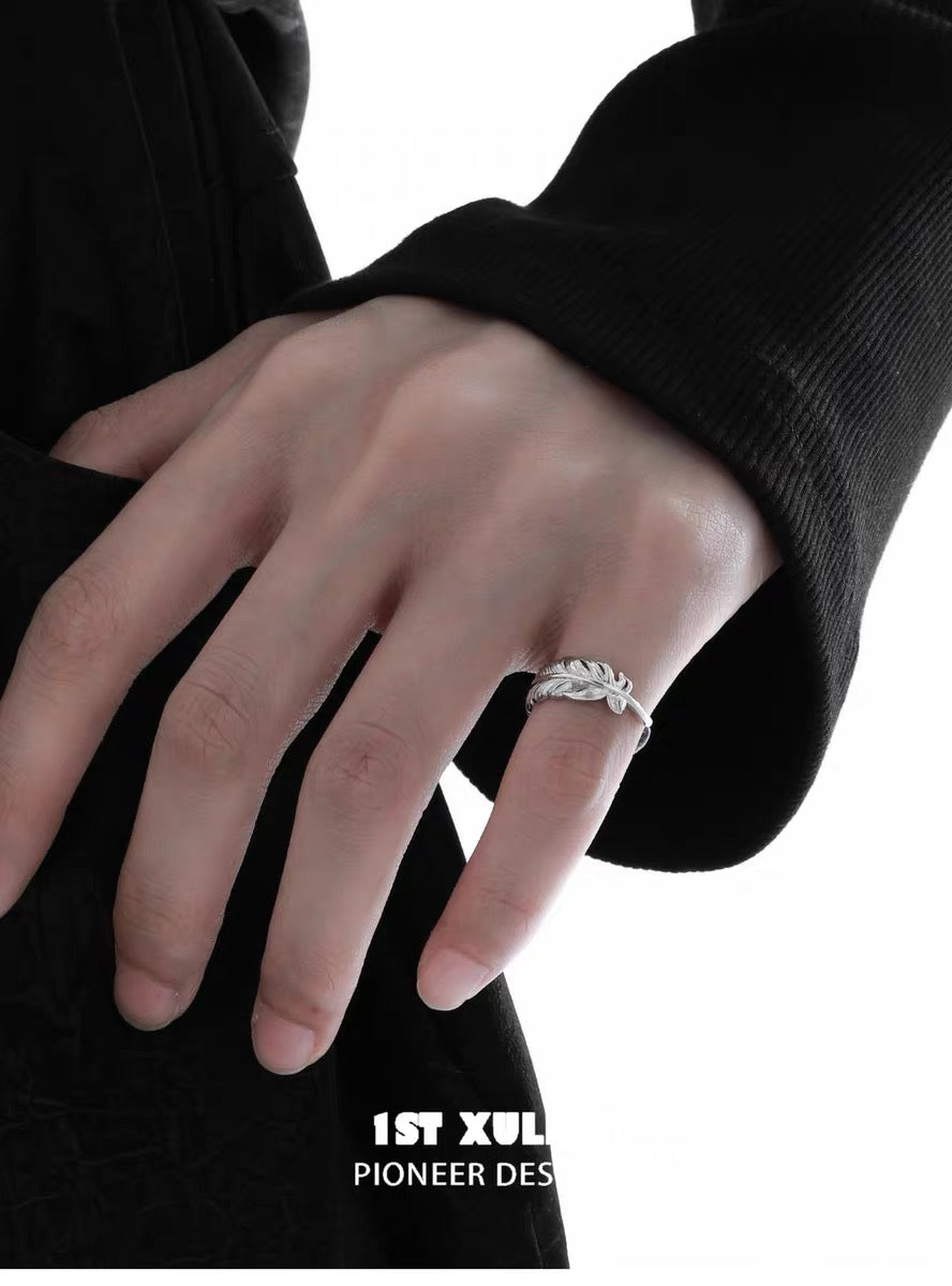 灵鹤浮生 - Spiritual Crane - S925 Silver Pinky Ring