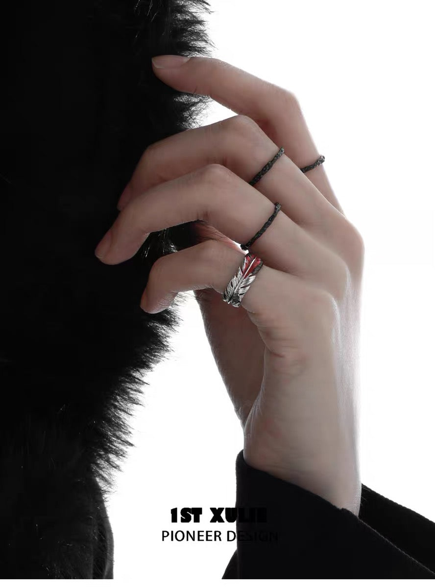 灵鹤浮生 - Spiritual Crane - S925 Silver Pinky Ring