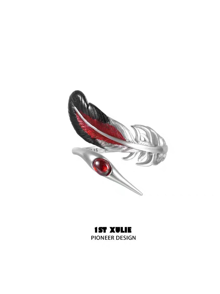 灵鹤浮生 - Spiritual Crane - S925 Silver Ring