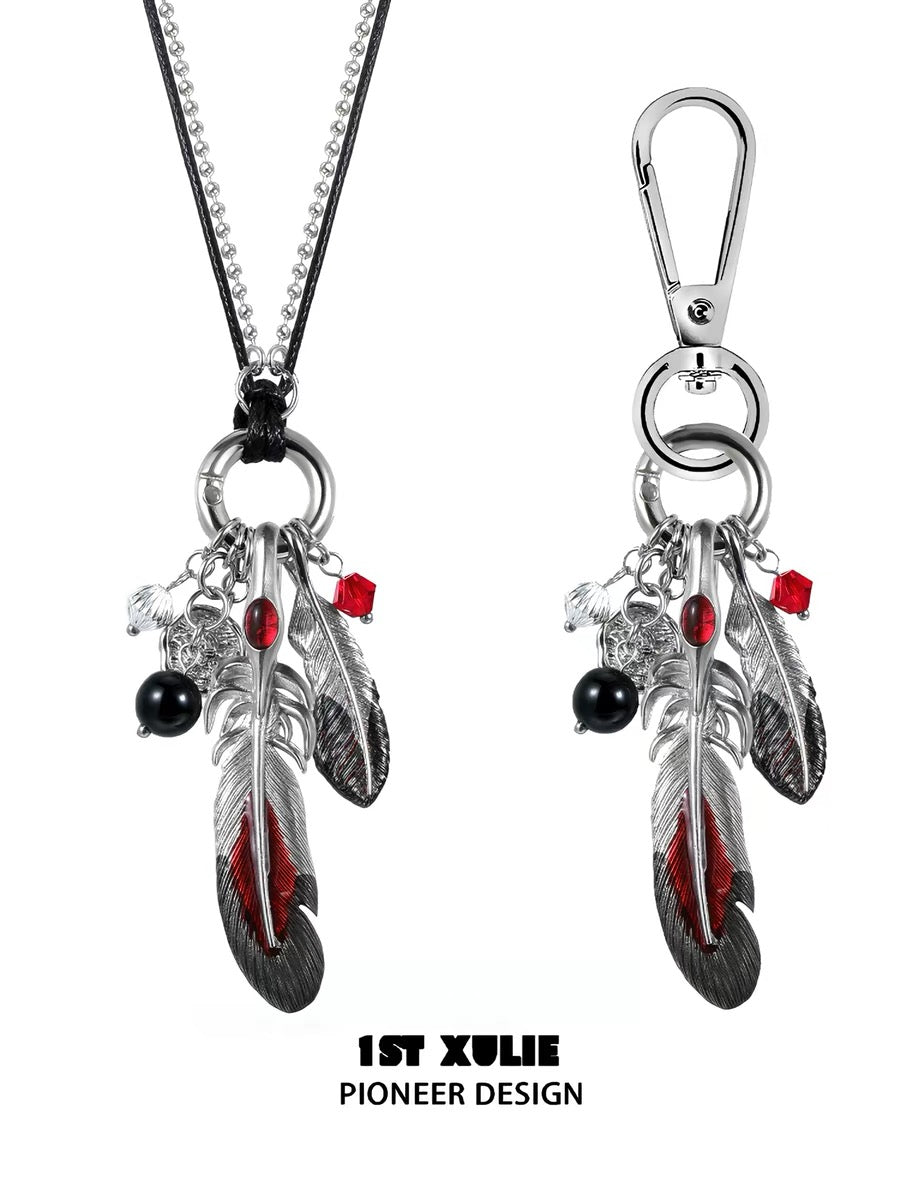灵鹤浮生 - Spiritual Crane - Neckace (can be used as keychain/bag charm)