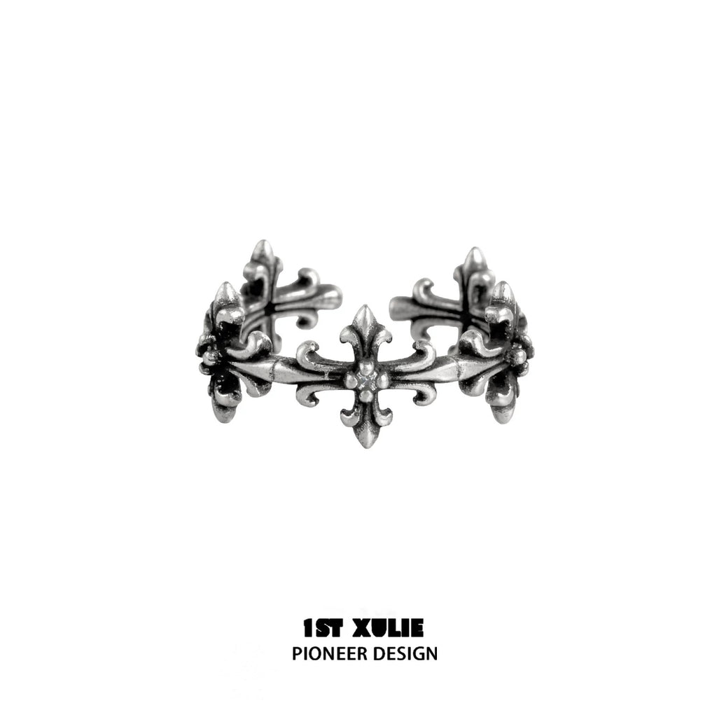 暗黑鸢尾 - Dark Iris - Mini Pinky Couple Ring