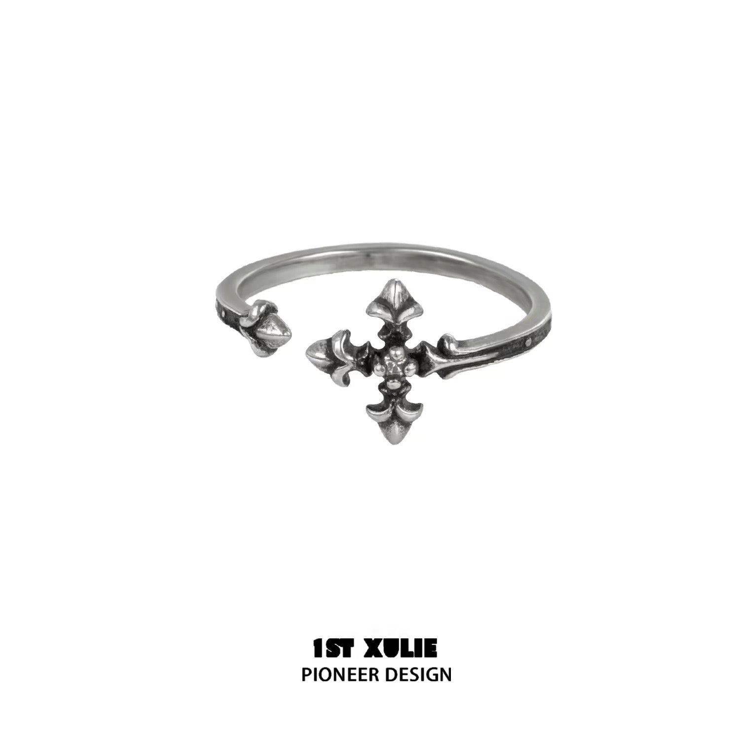 暗黑鸢尾 - Dark Iris - Mini Pinky Couple Ring